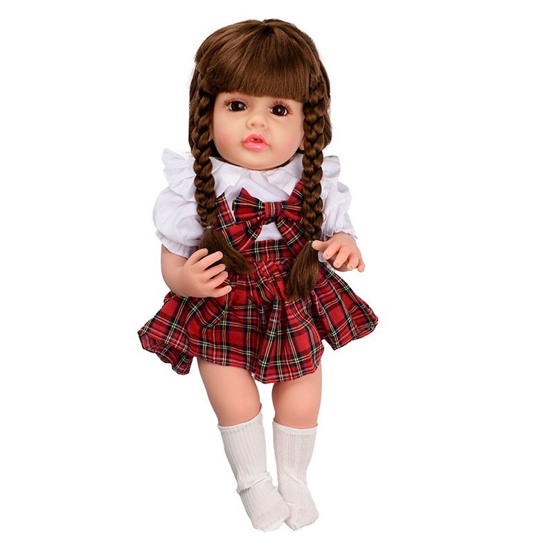 仿真娃娃工厂直销跨境新款60cm仿真婴儿重生娃娃全软胶洋娃娃玩偶详情11