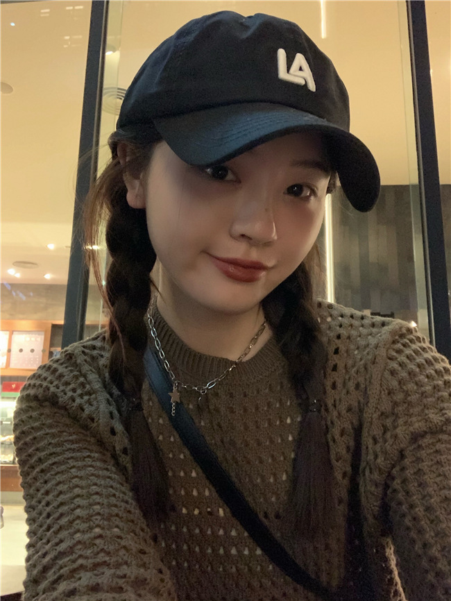 韩国软顶遮阳帽la棒球帽女可调节小标道奇队简约情侣ny鸭舌帽男潮详情7