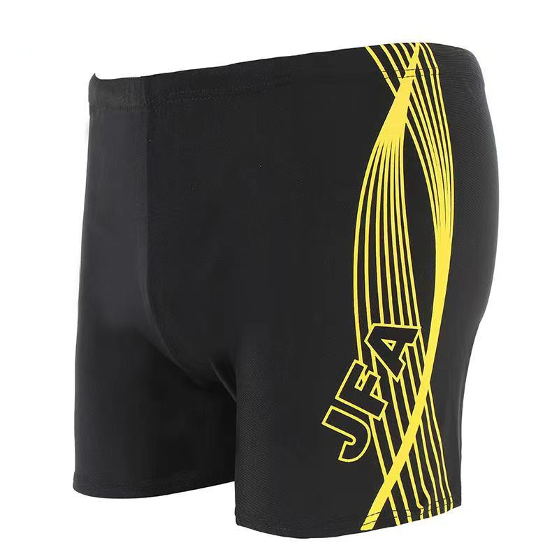 男士泳裤平角宽松游泳裤加大泳裤沙滩泡温泉时尚印花泳裤批发详情10