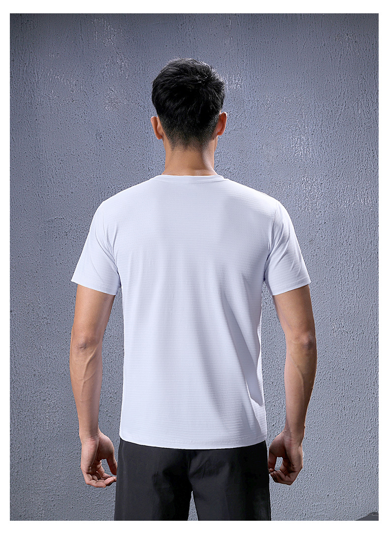 Summer Popfei sports T-shirts for men, ice silk quick-drying clothes, fitness wear, running training, outdoor short-sleeved shirts, in stock for wholesale pic 23