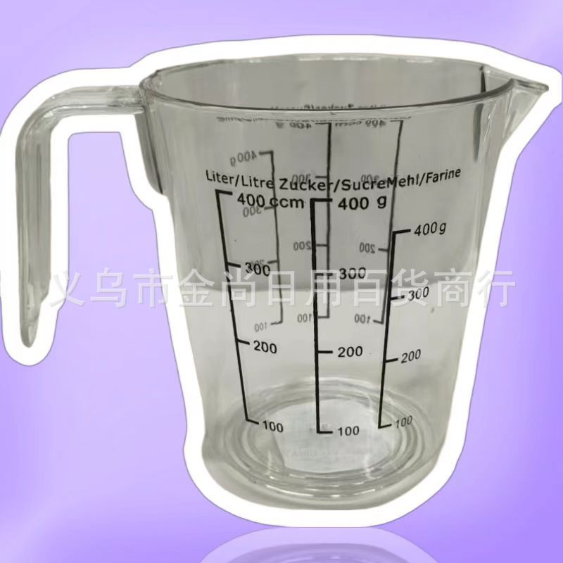 Household measuring cup with transparent scale, large-capacity baking scale cup, milk tea measuring tool, heat-resistant measuring cup pic 1