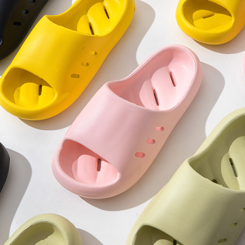 漏水款浴室凉拖鞋女夏季家居室内洗澡防滑情侣外穿PVC厚底拖鞋男详情5