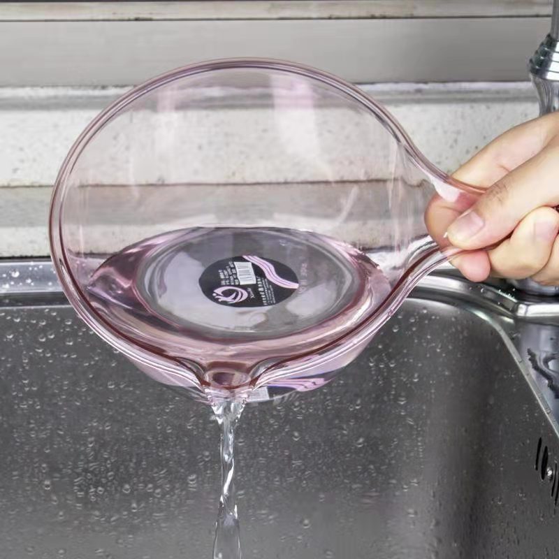 Unbreakable plastic household kitchen water spoon thickened food-grade bath 舀子 household kitchen water spoon for catching water pic 9