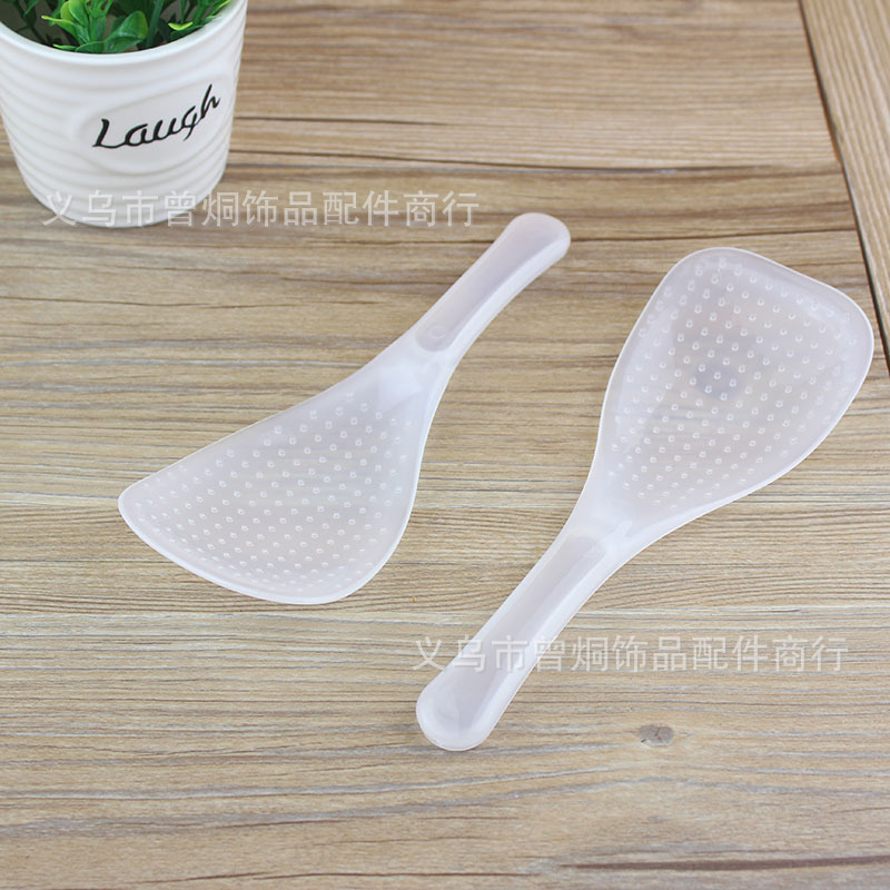 Two plastic transparent non-stick rice spoons in one-yuan store supply, one or two yuan pic 9