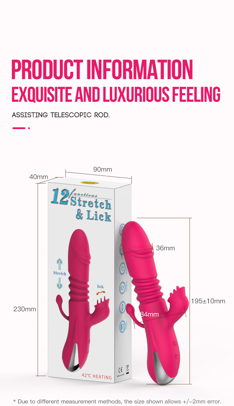 新款女用自慰舌舔振动棒硅胶充电加温伸缩棒成人情趣用品外贸详情15