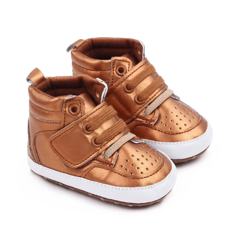 Wholesale of high-top casual sports soft-soled shoes for baby boys aged 0-12 months, baby shoes and walking shoes 2755 pic 14