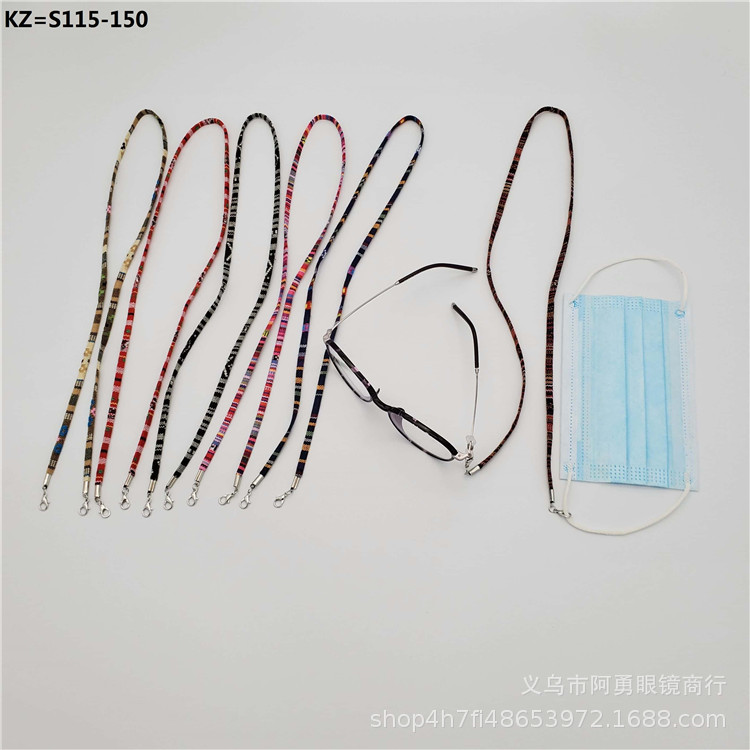 订做新款民族风眼镜绳口罩链眼镜挂链挂脖防掉眼镜绳欧美流行网红详情6
