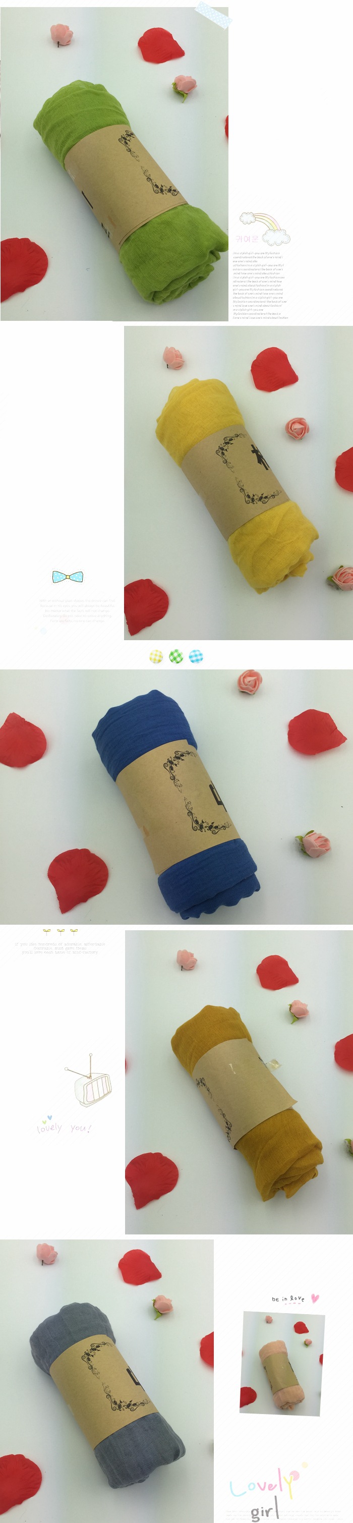 春秋超长款冬季百搭纯色披肩韩国纱巾丝巾棉麻围巾详情4