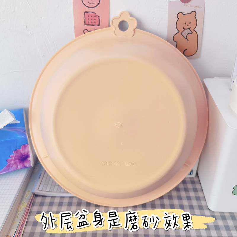 70YF Korean-style thickened small basin, household small washbasin, plastic pic 10