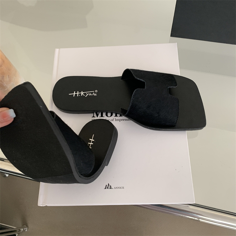 女士凉拖鞋外穿2024年夏季新款时尚百搭复古舒适平底防滑一字拖潮详情33