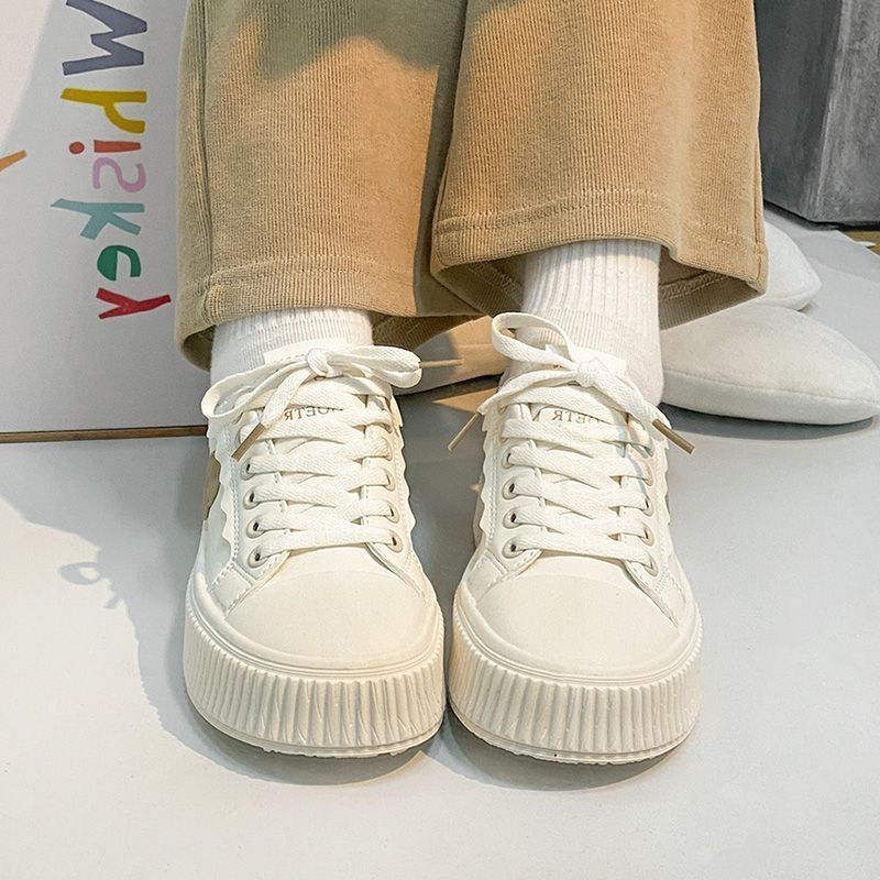 2024秋季新款小白鞋韩版百搭女鞋ins潮春夏小众轻便运动休闲板鞋详情4
