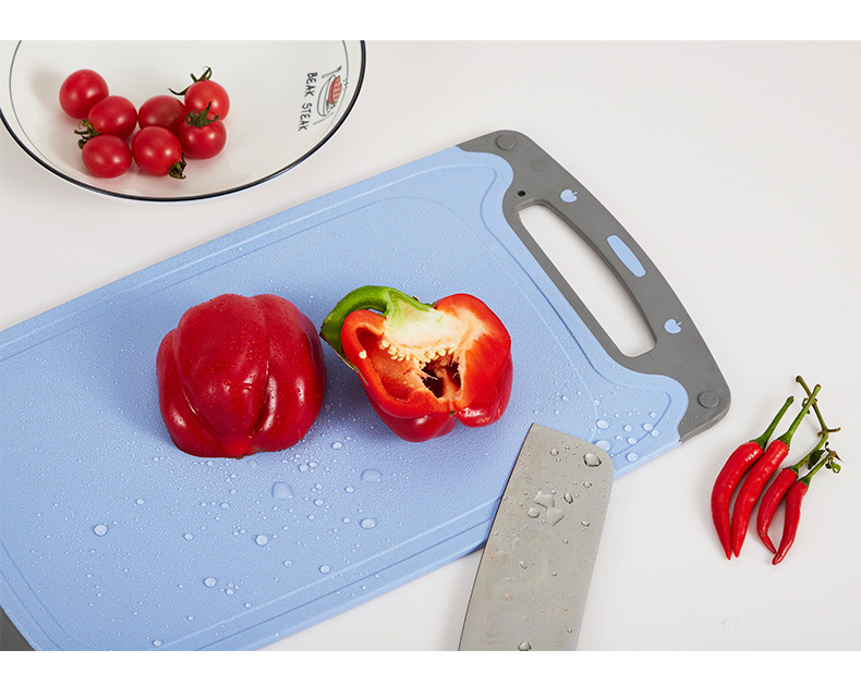 小麦秸秆菜板塑料砧板厨房家用切菜多功能小案板新款网红切菜案板详情5