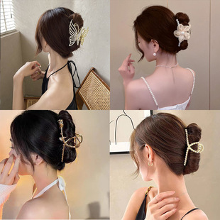 2024年网红洗脸专用束发带敷面膜化妆发箍洗漱毛绒头巾兔耳朵蝴蝶结发饰详情10