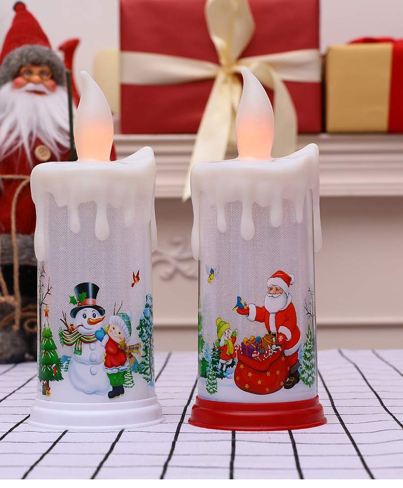 Christmas teardrop candle simulation wax decorative handicrafts and ornaments pic 7