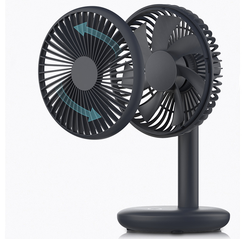 Desktop fan, USB charging, mini four-speed adjustable, small fan, silent, strong wind force, small electric fan for the office pic 32