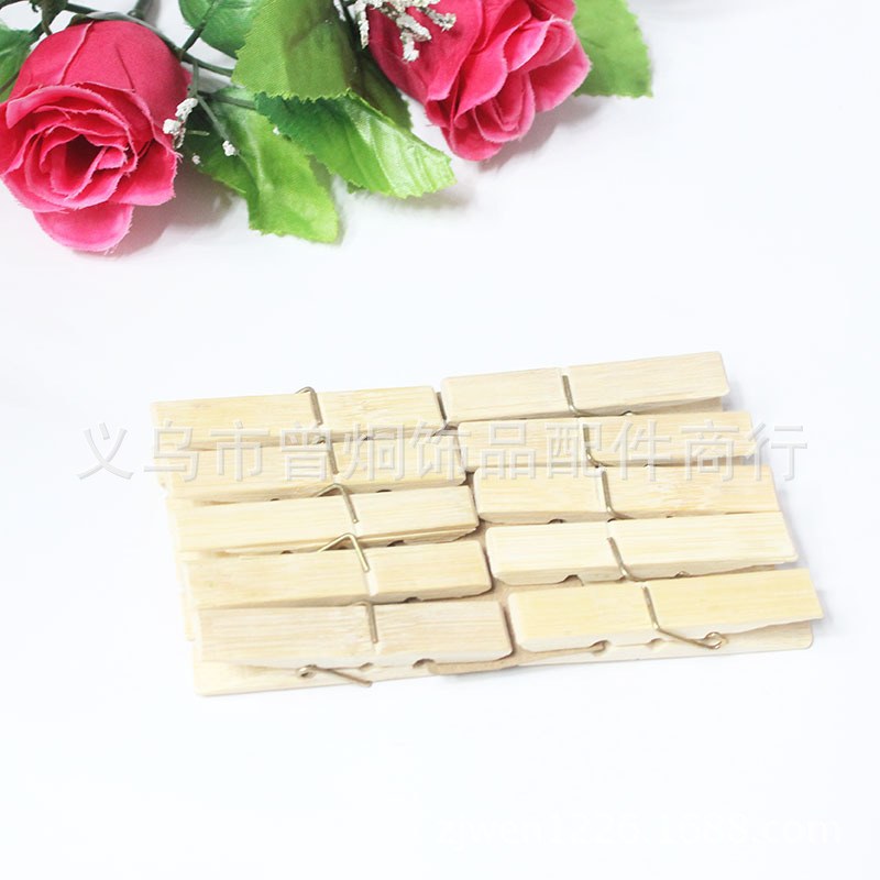 One-yuan bamboo tongs for drying clothes, bamboo tongs, cost-effective clothes tongs, 10 bamboo tongs pic 6