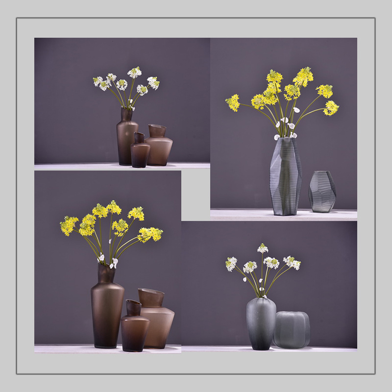 High-end artificial flower wholesale with simulated Bethlehem Star line floral design and simulated velvet decorative artificial flowers pic 29