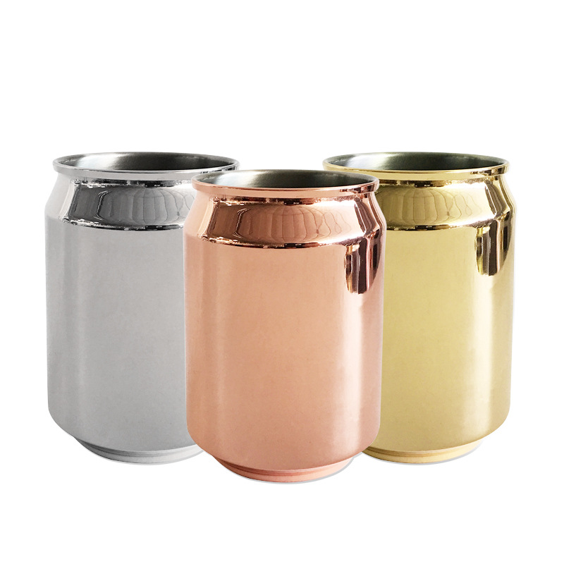 New 304 stainless steel cola cups, easy-pull cans, beer mugs, factory direct supply, customizable creative cola cans available pic 2