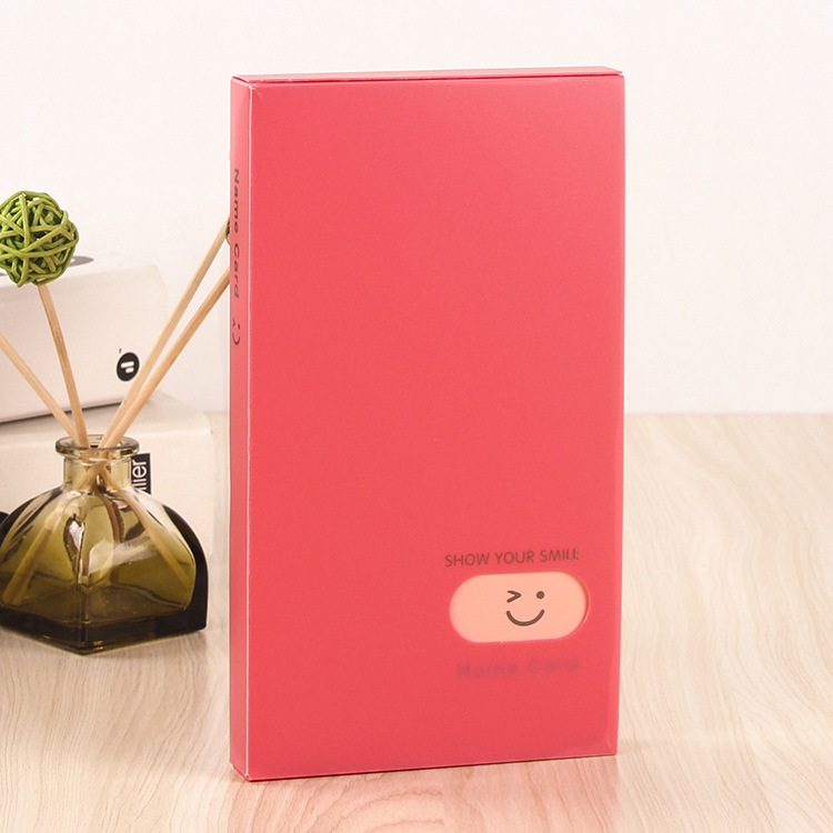 Simple candy-colored business card holder, multi-layer student card case, PP waterproof storage, custom LOGO in stock pic 9