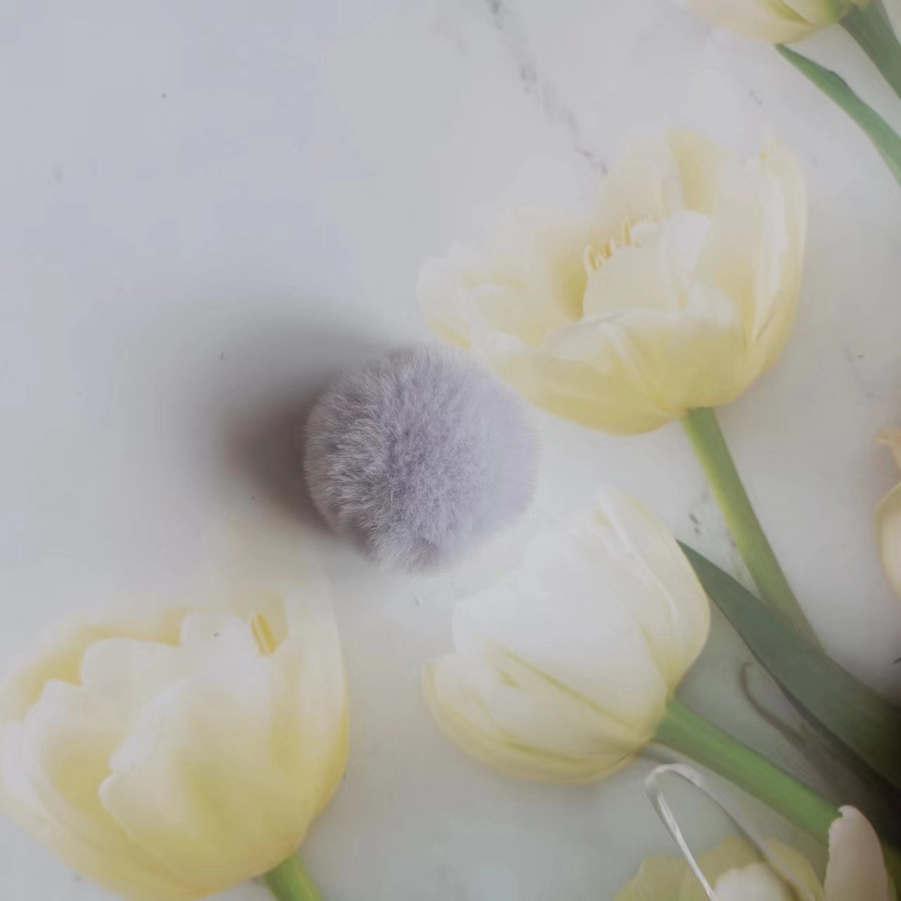 批发3-5厘米仿兔毛小毛球服饰鞋帽毛绒辅料头饰发夹diy毛球配件详情11