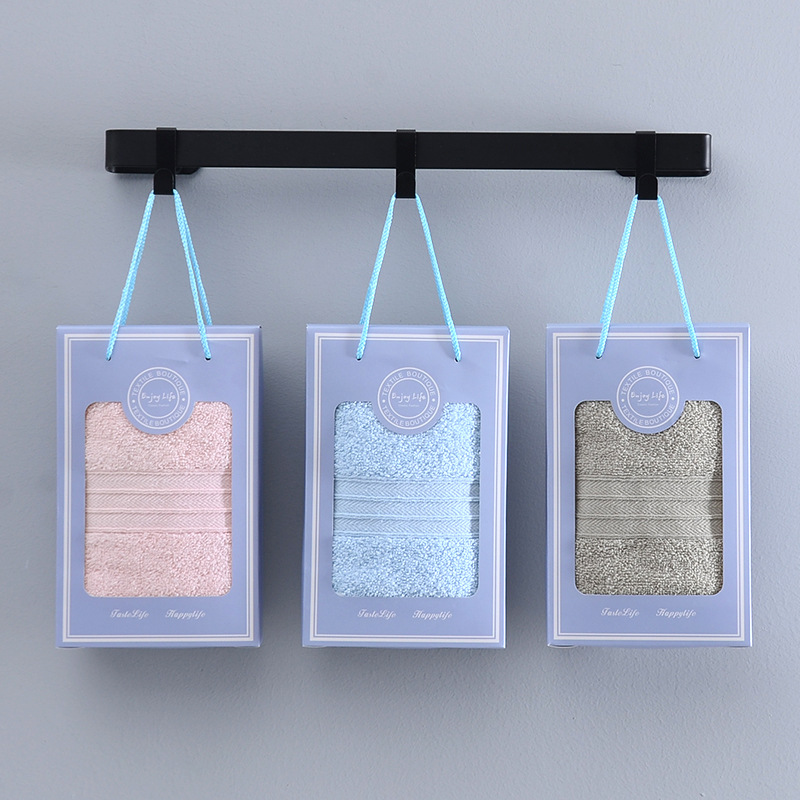 Pure cotton towel gift box, single piece thickened absorbent, opening event group purchase gift towel wholesale pic 12