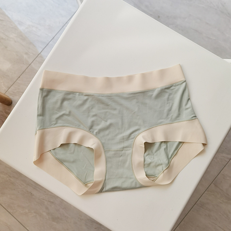 0 sensación no sensible no traza cintura media alta bragas simples 60pcs calzoncillos para mujeres suaves color de choque pic 9