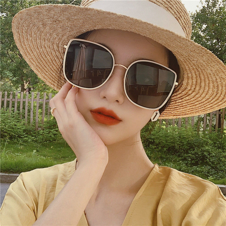 2022 New Korean-style sunglasses, the same bibi sunglasses as the popular ones on Instagram, large square sunglasses for men and women pic 8