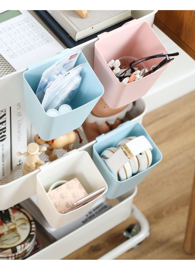 Kitchen storage rack, small hanging basket, plastic PP, healthy, environmentally friendly, odorless storage box, miscellaneous storage basket pic 14