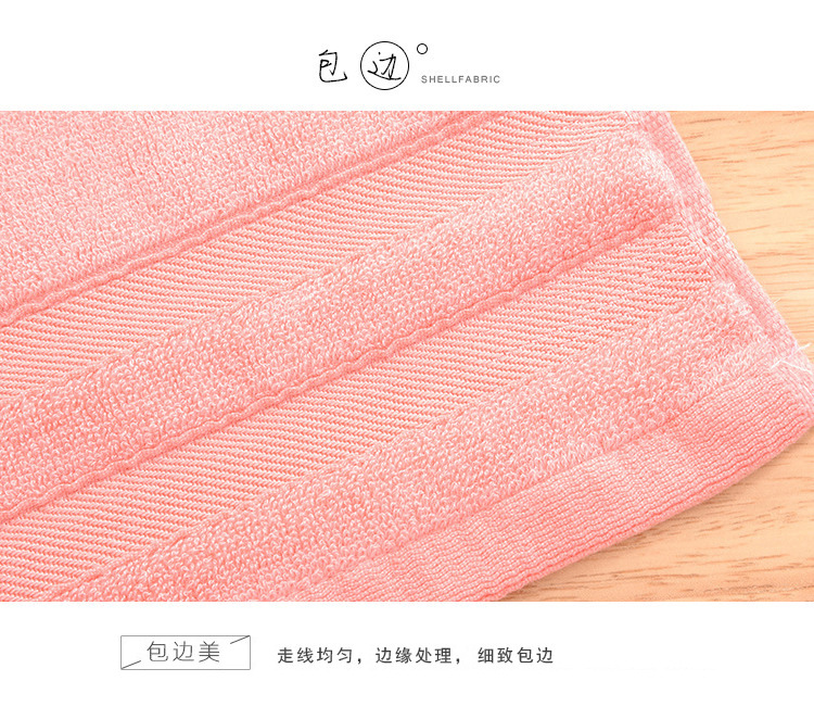 Wholesale of bamboo fiber double-segment towels, thickened household couple face towels, soft and absorbent multi-color towels for hair delivery pic 25