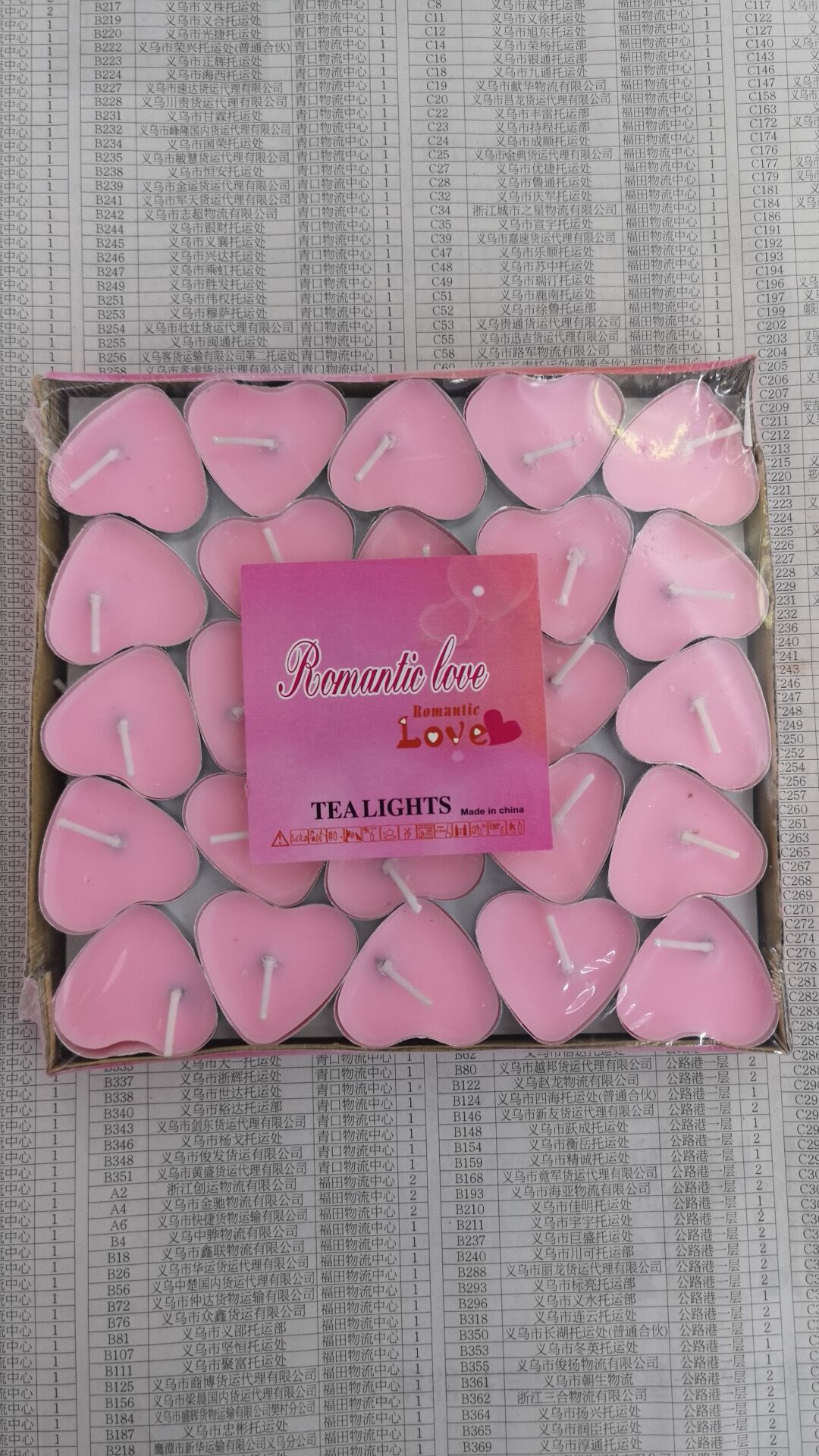 Factory direct sales of heart-shaped aluminum shell smokeless romantic and creative wedding decoration tea wax pic 5