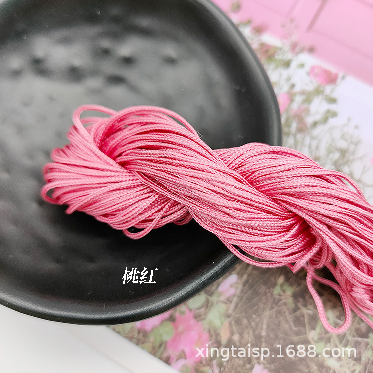 diy jewelry thread AB, Taiwan jade thread, colorful jewelry, nylon thread, jade bracelet, braided rope, 1mm jade thread wholesale pic 34