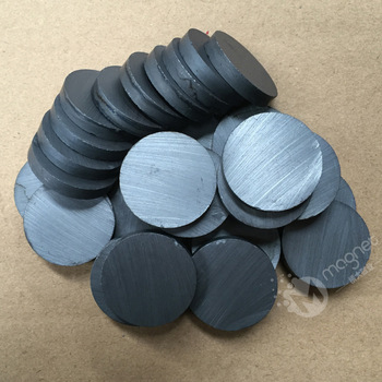D45*3 manufacturer wholesale special-shaped black round magnet ferrite magnetic material round magnet manufacturer pic 4