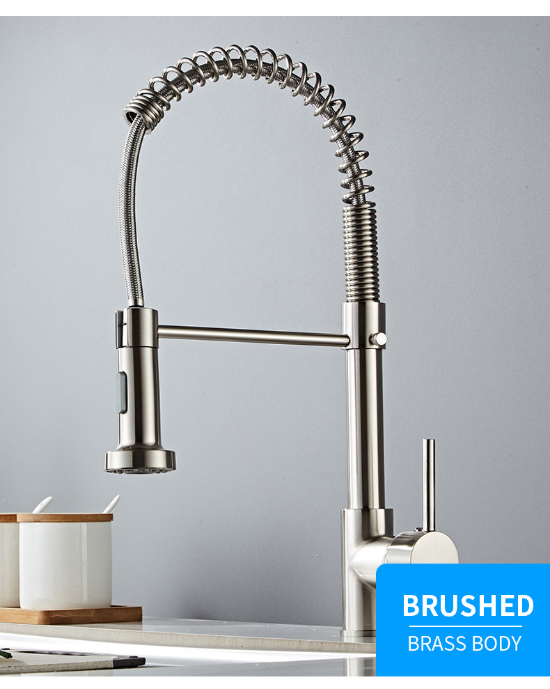 Foreign trade copper telescopic universal faucet spring faucet extender pressure-increasing rotating anti-splash faucet pic 22