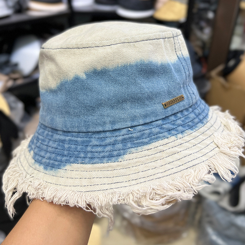 Fuzzy side crash color vaquero sombrero de pescador mujer primavera otoño multifuncional casual sombrero de lavabo estilo de puerto vintage sombrero vegano personalidad moda marca cool pic 3