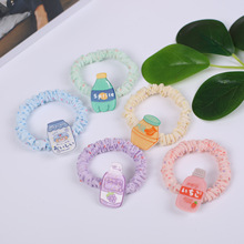 Mesh bun, large intestine circle, ponytail hair tie, fresh and fairy-like ins hair tie, sweet double-layer fabric hair tie wholesale pic 23