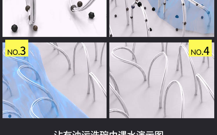 18x23CM雙層竹纖維抹布不粘油洗碗布家用廚房擦桌子吸水不掉毛详情3