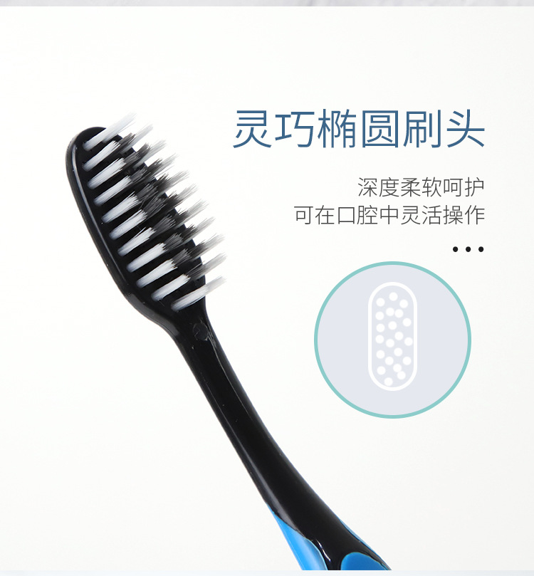 Korean Little Doctor toothbrush, bamboo charcoal soft bristles, adult single suction card, independent packaging, 2-yuan store gift, factory wholesale pic 2