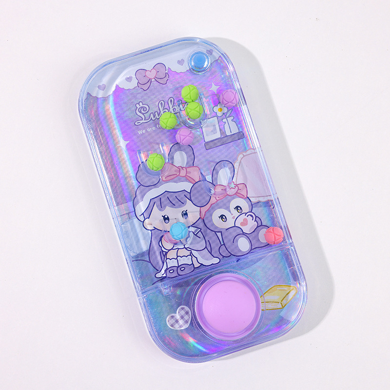 Cartoon ring-toss water machine creative educational toy, childhood handheld basketball shooting water machine, street stall and small store wholesale supply pic 18