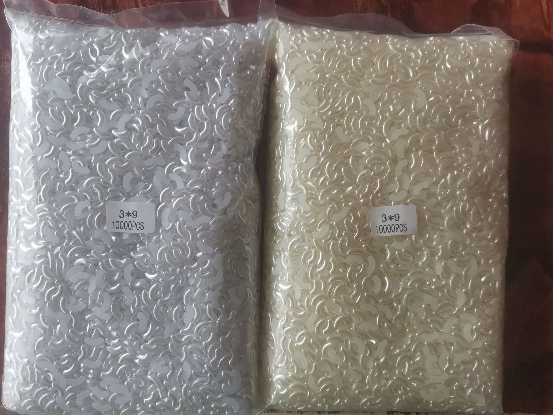 Wholesale of popular nail art accessories: Jelly mini ab color Moon resin flat bottom colorful irregular-shaped diamond nail art diamond pic 15