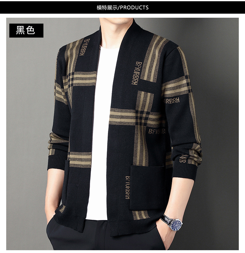 Nuevo 2022 abrigos hombre otoño coreano tendencias jersey jerseys cardigan chaquetas casual hombre tops suéter hombre pic 8