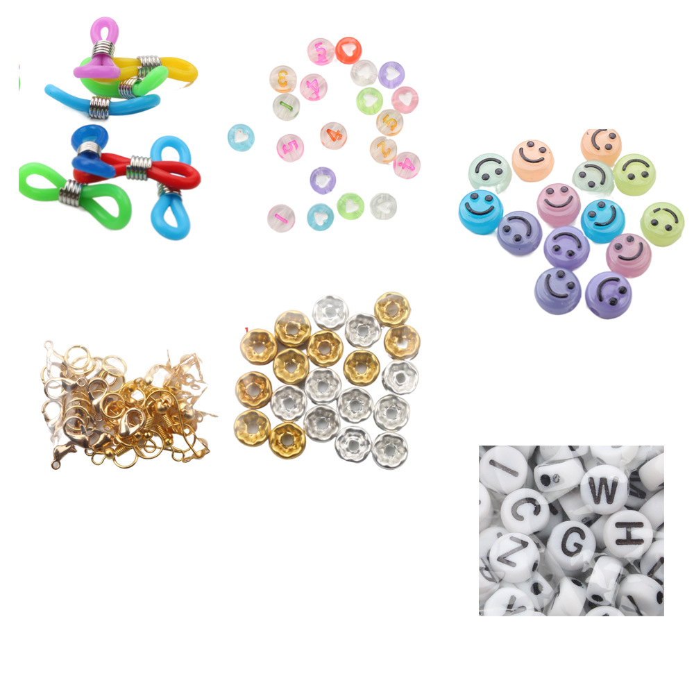 软陶片串珠单色6mm DIY手链项链首饰制作饰品配件30格软陶片盒装详情5