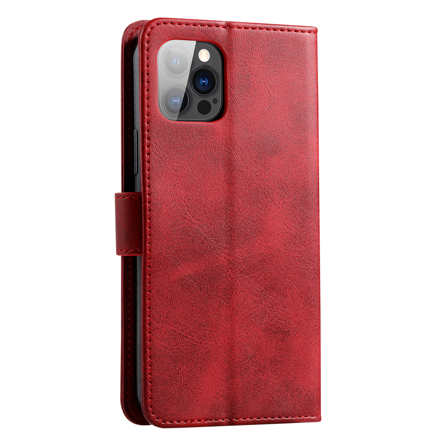 Suitable for iPhone15 wallet case, 8Plus phone case, calfskin genuine leather protective case, and SIM card for iPhone7 pic 15