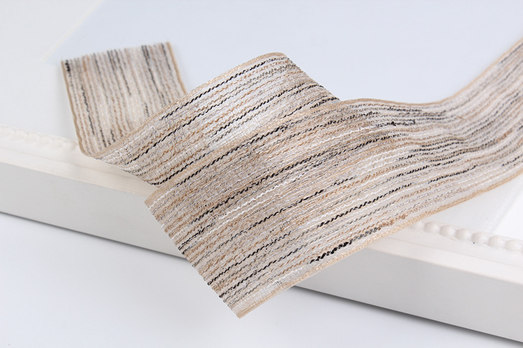 Dingxin ribbons, color-blocking jumpers, striped snow gauze ribbons, handcrafted hair accessories, clothing, top hats, woven ribbons, gift packaging ribbons pic 11