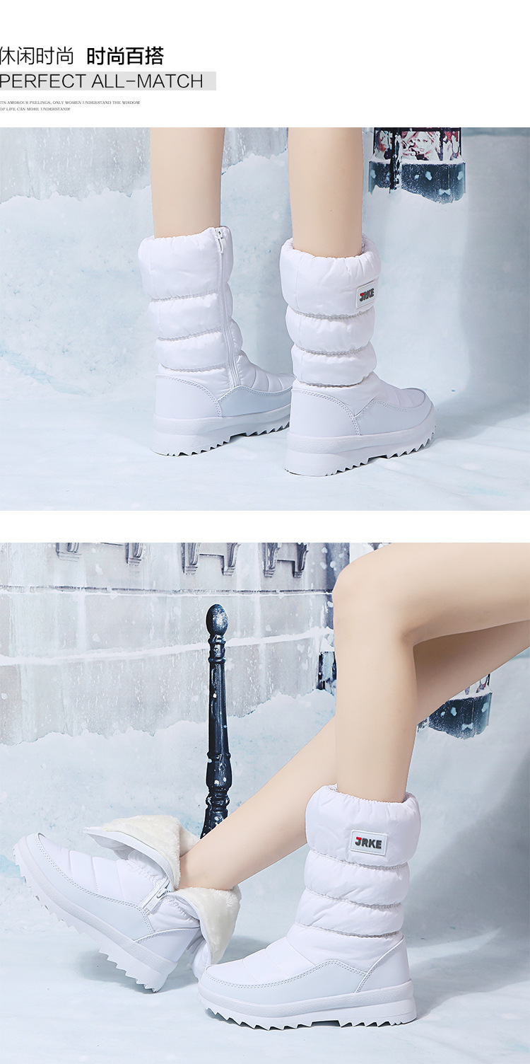 俄罗斯跨境外贸大码2023秋冬新款加绒加厚雪地靴女棉靴Snow boots详情33