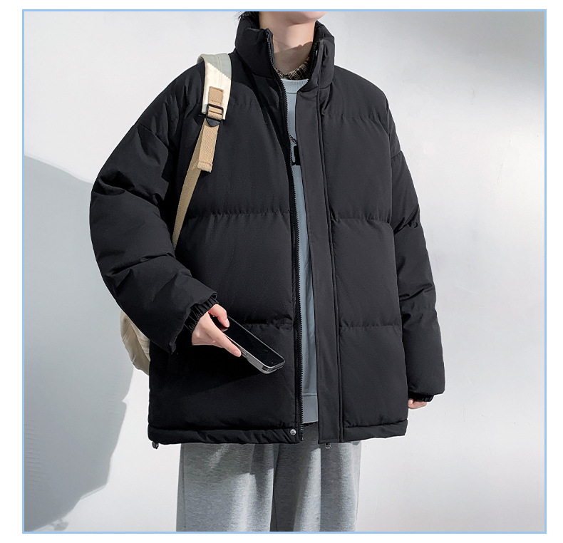 Cross-border M-8XL large-sized cotton-padded jacket for both men and women, winter custom thickened stand-up collar cotton-padded jacket, loose thickened cotton-padded jacket for men pic 18