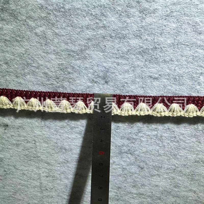 1.5cm3.0cm黑白花边包边条车线贝壳折边服装窗帘衣服服饰辅料详情17