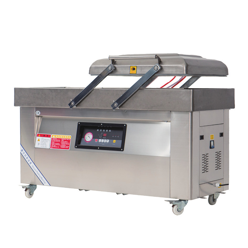 DZ600 Double-chamber vacuum packaging machine is a fully automatic food packaging machine and a large commercial double-chamber grooved vacuum machine pic 7
