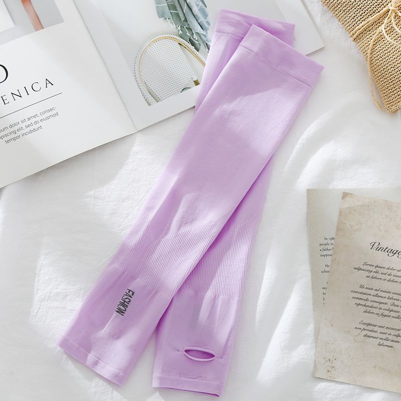 Wholesale and consignment of upgraded summer ice silk sleeve sun protection arm covers for both men and women, extended arm covers for driving and cycling pic 31