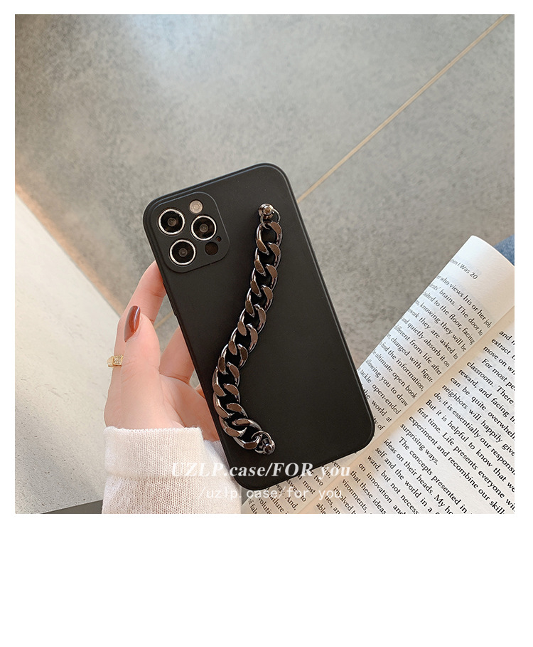 iphone14promax手机壳苹果13/12全包xs/xr软直边7p枪色手链适15详情7