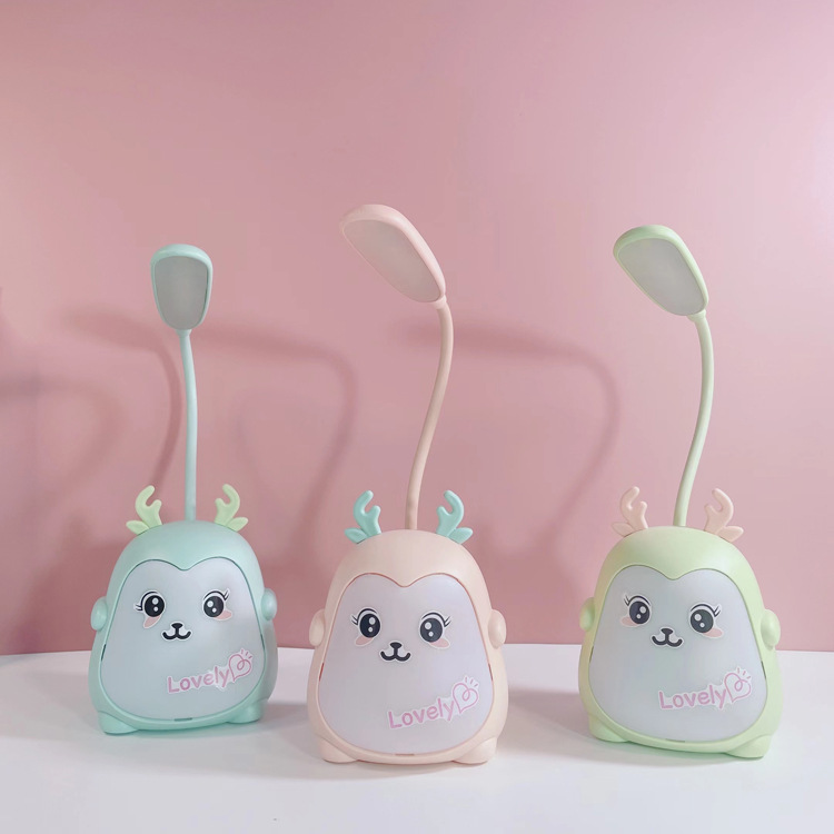 卡通USB企鹅台灯桌面学习台灯阅读灯床头灯学生礼品灯折叠LED台灯详情19